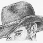 Cowboy hat drawing-1